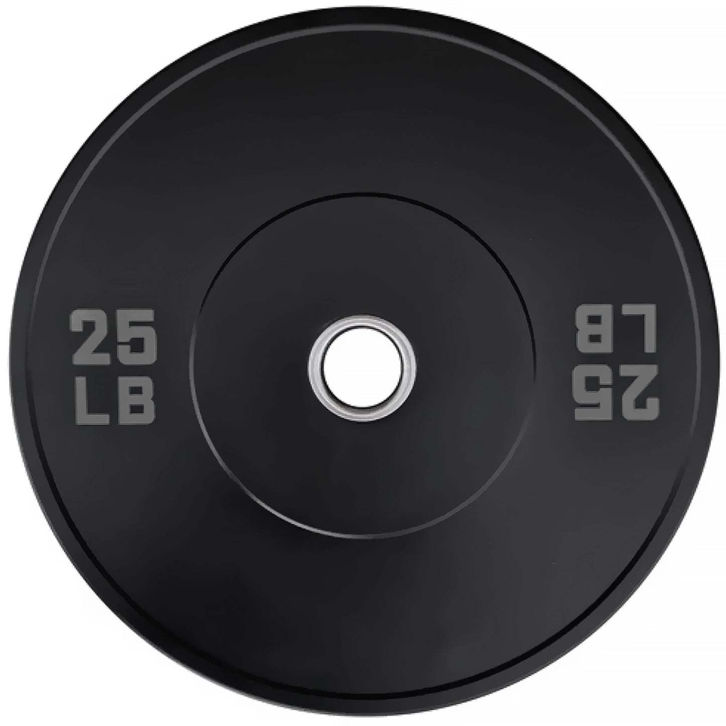 French Fitness Olympic Black Bumper Plate Set 260 lbs - Blank (New)