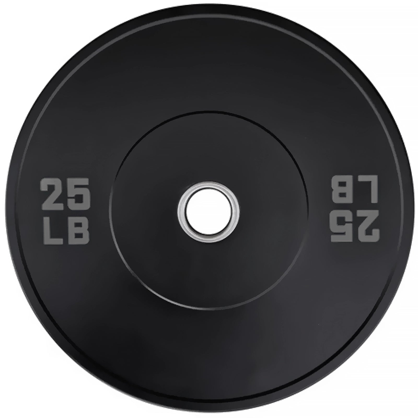 French Fitness Olympic Black Bumper Plate Set 230 lbs - Blank (New)