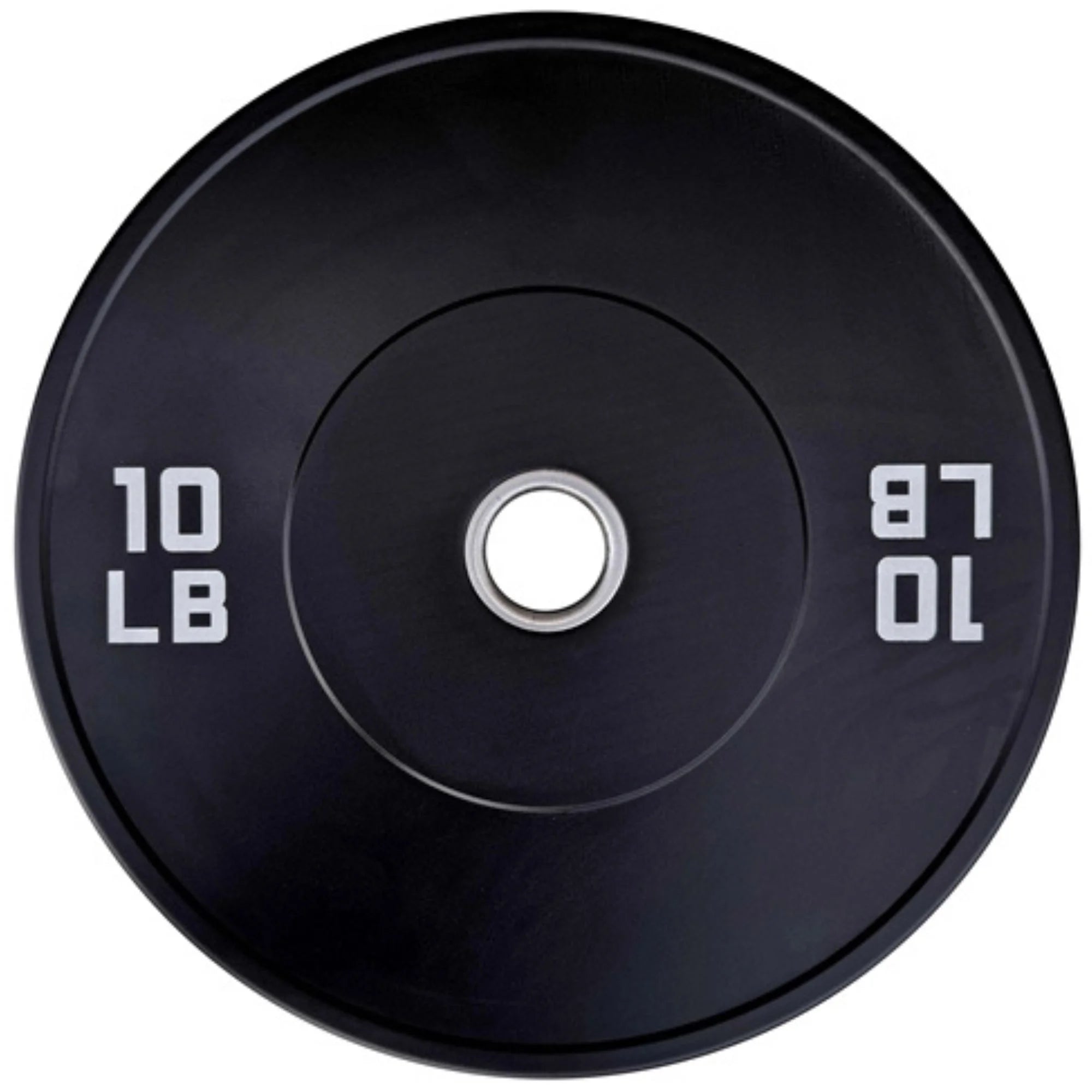 French Fitness Olympic Black Bumper Plate Set 340 lbs - Blank (New)