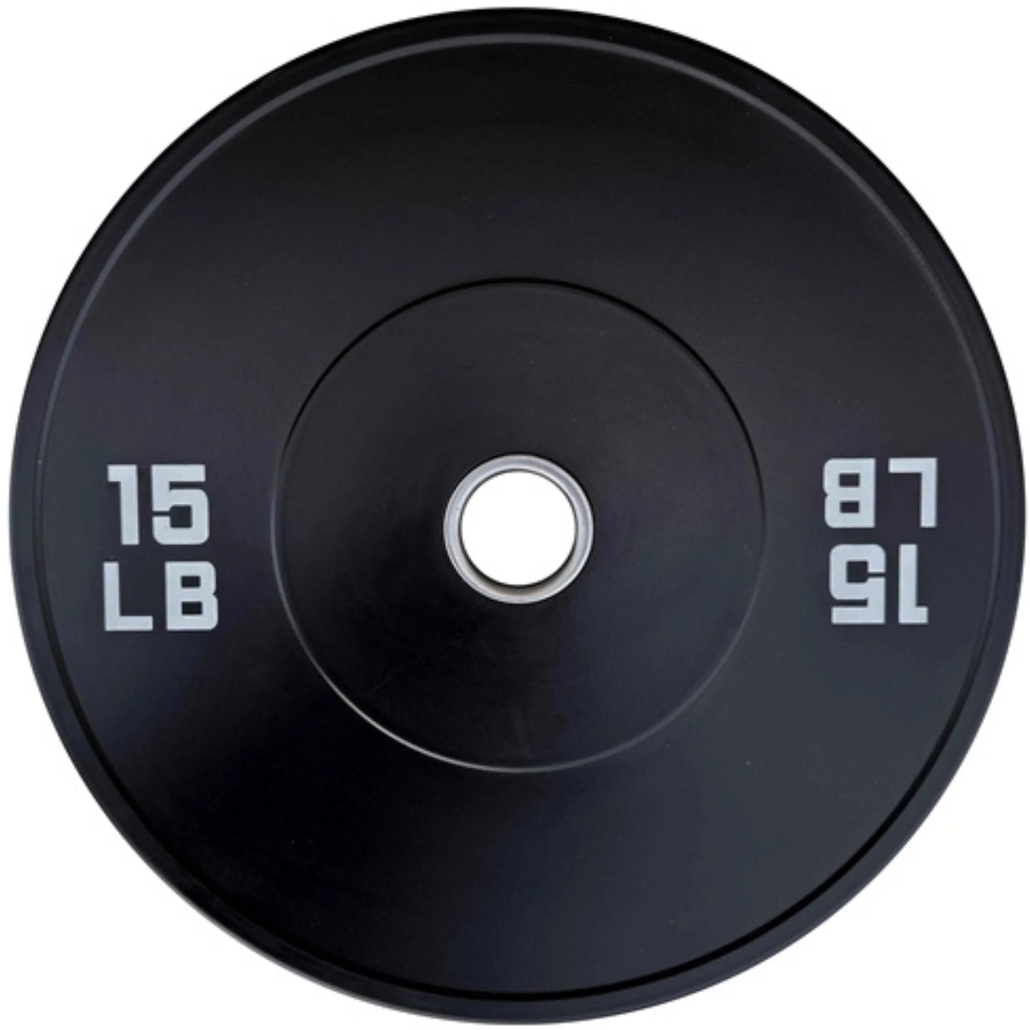 French Fitness Olympic Black Bumper Plate Set 370 lbs - Blank (New)
