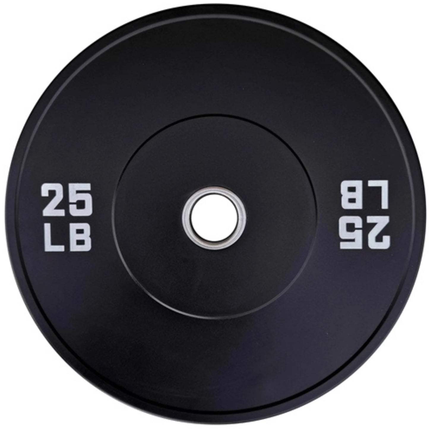 French Fitness Olympic Black Bumper Plate Set 370 lbs - Blank (New)
