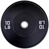 French Fitness Olympic Black Bumper Plate Set 680 lbs - Blank (New)