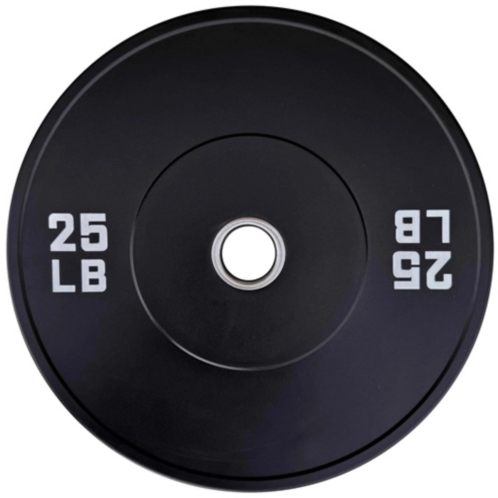 French Fitness Olympic Black Bumper Plate Set 680 lbs - Blank (New)