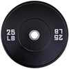 French Fitness Olympic Black Bumper Plate Set 680 lbs - Blank (New)