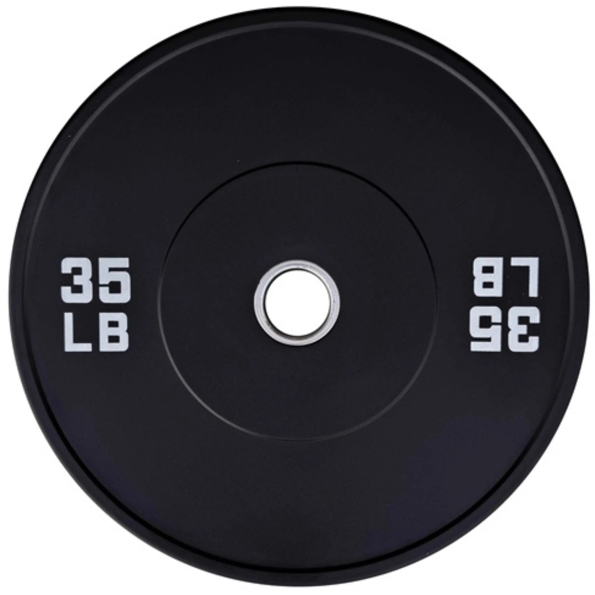 French Fitness Olympic Black Bumper Plate Set 680 lbs - Blank (New)