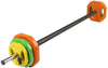 French Fitness - Aerobic Barbell & Weight Plate Set of 1  (New) - Angled View