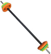 French Fitness - Aerobic Barbell & Weight Plate Set of 1  (New) - Angled View