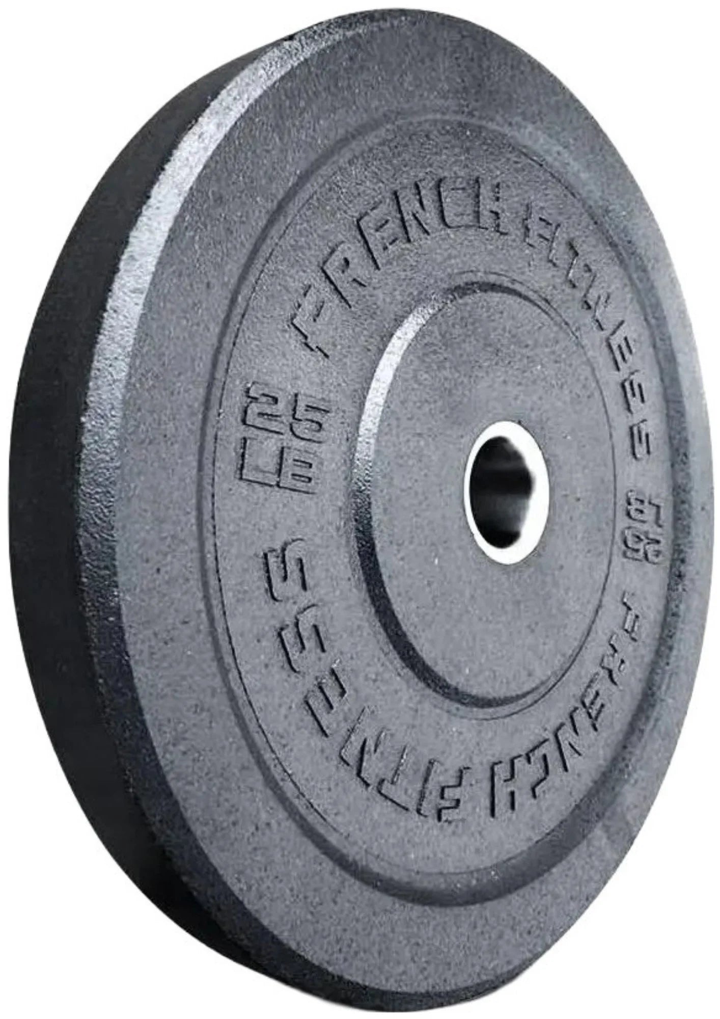 French Fitness Olympic Bumper Plates Set w/7 ft Olympic Bar 515 lbs - Crumb Rubber (New)