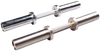 French Fitness - 2" Olympic Chrome Dumbbell Handles - Set of 2 (New) - Angled View