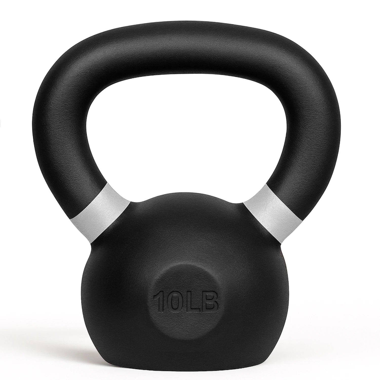 French Fitness Cast Iron Kettlebell Set 5-30 lbs - Front View