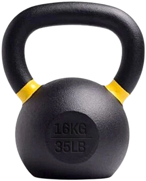 French Fitness Cast Iron Kettlebell 35 lbs (New)