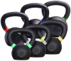 French Fitness Cast Iron Kettlebell Set 5-30 lbs (New) Image