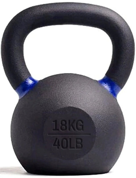 French Fitness - Cast Iron Kettlebell Set 5-50 lbs (New) - Front View