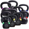 French Fitness - Cast Iron Kettlebell Set 5-50 lbs (New) - Front View