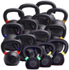French Fitness Cast Iron Kettlebell Set 5-70 lbs (New) Image