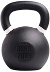 French Fitness - Cast Iron Kettlebell 70 lbs (New) - Front View