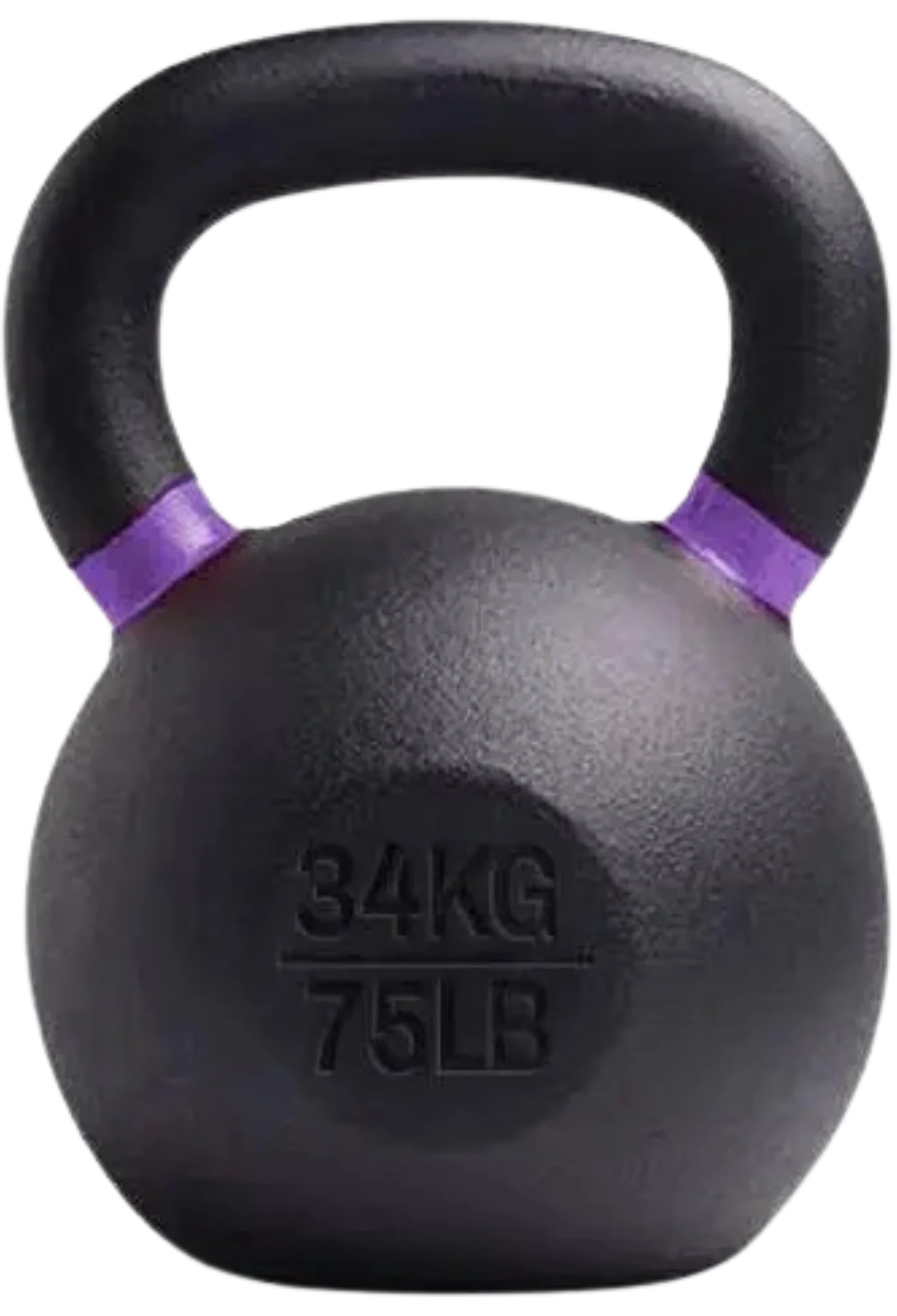 French Fitness Cast Iron Kettlebell 75 lbs (New)