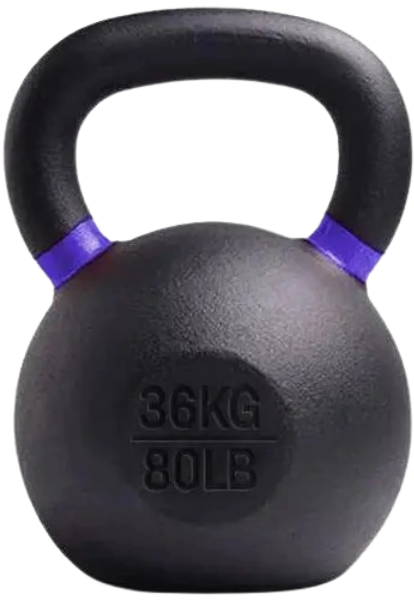 French Fitness Cast Iron Kettlebell 80 lbs (New)