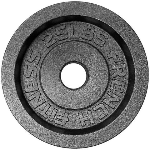 French Fitness Cast Iron Olympic Weight Plate V1 Set 190 lbs (New)