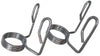 French Fitness - Cast Iron Olympic Weight Plate V1 Set w/7 ft Olympic Bar 235 lbs (New) - Side View