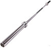 French Fitness - Cast Iron Olympic Weight Plate V1 Set w/7 ft Olympic Bar 305 lbs (New) - Angled View