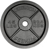 French Fitness Cast Iron Olympic Weight Plate V1 45 lbs (New)