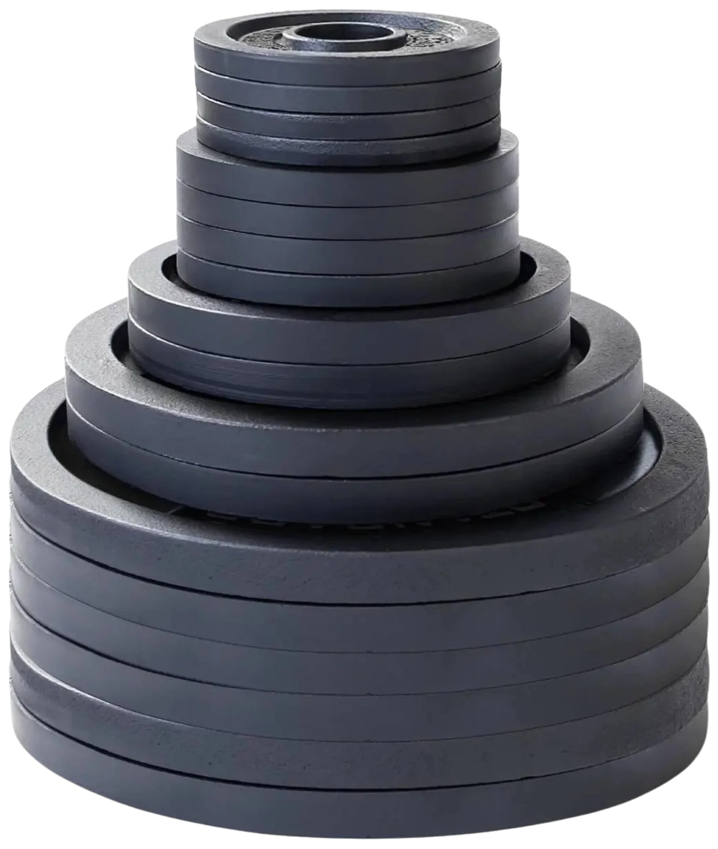 French Fitness Cast Iron Olympic Weight Plate V1 Set 450 lbs (New)