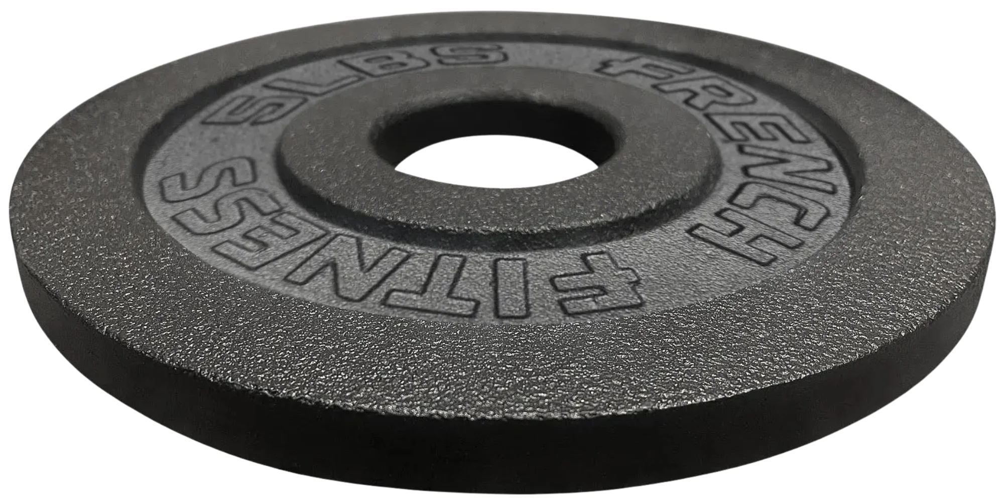 French Fitness Cast Iron Olympic Weight Plate V1 5 lbs (New)
