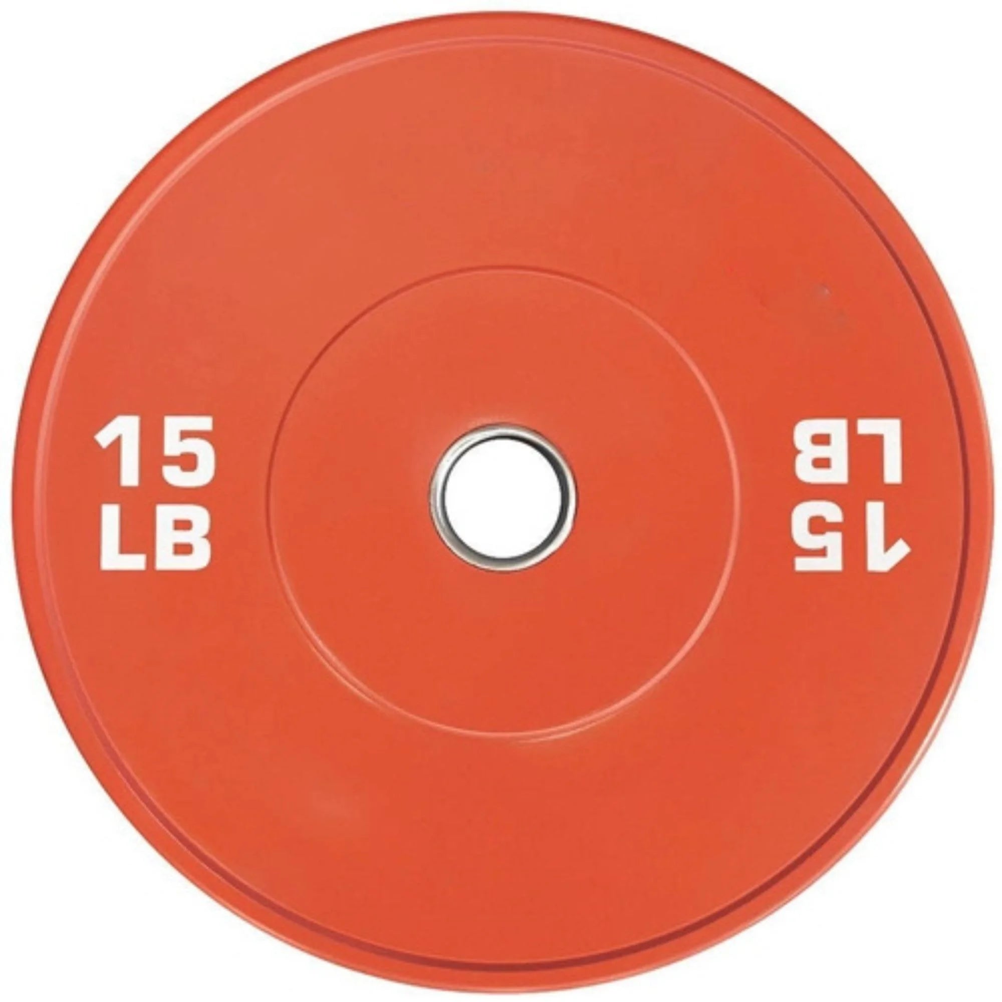 French Fitness Olympic Colored Bumper Plate 15 lbs - Blank (New)