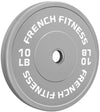 French Fitness Olympic Colored Bumper Plate Set 190 lbs (New)