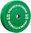 French Fitness Olympic Colored Bumper Plate 25 lbs (New)