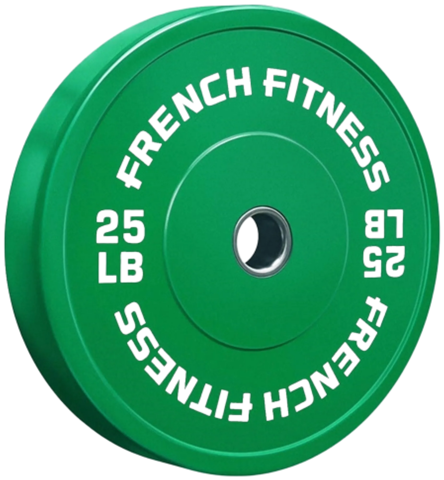 French Fitness Olympic Colored Bumper Plate 25 lbs (New)
