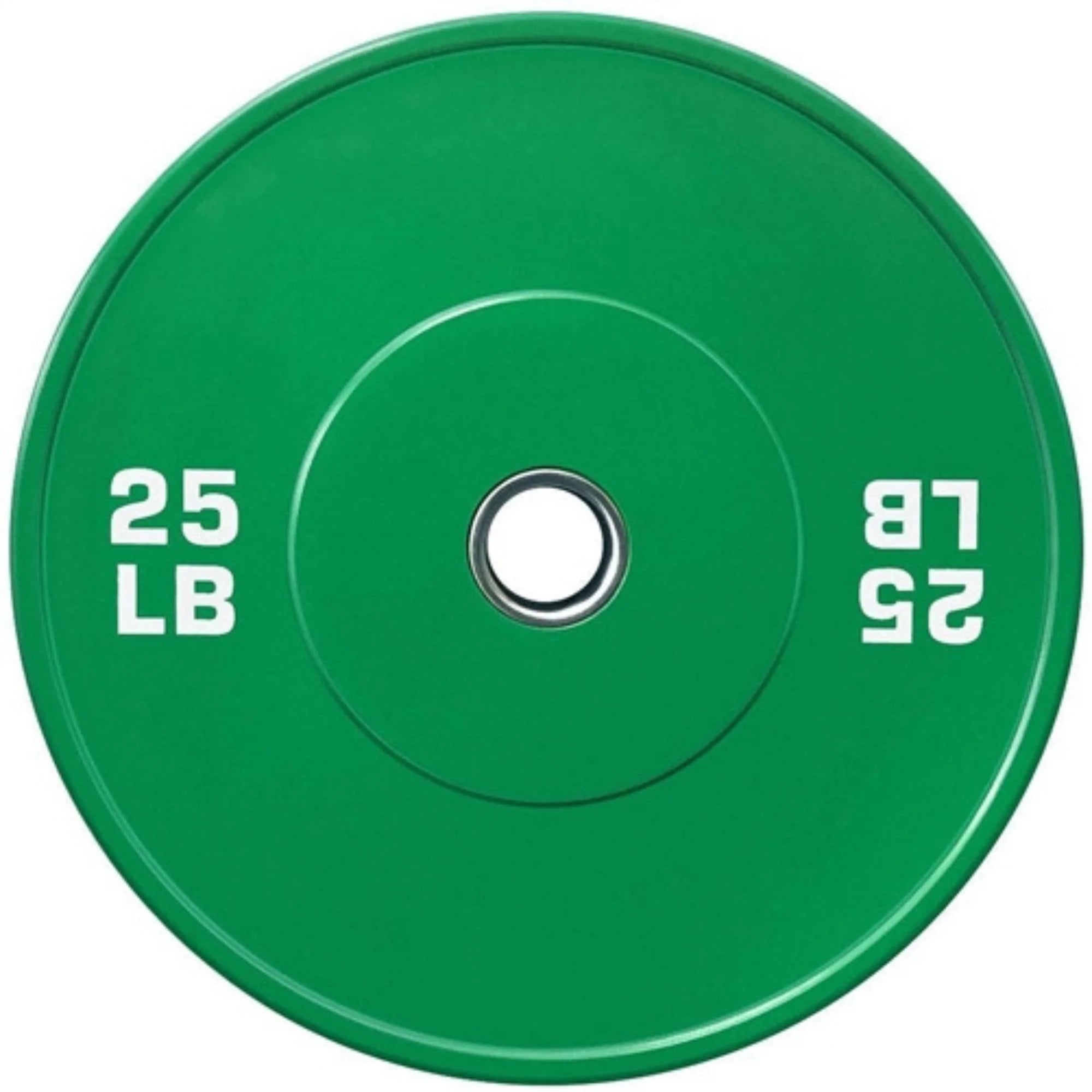 French Fitness Olympic Colored Bumper Plate 25 lbs - Blank (New)