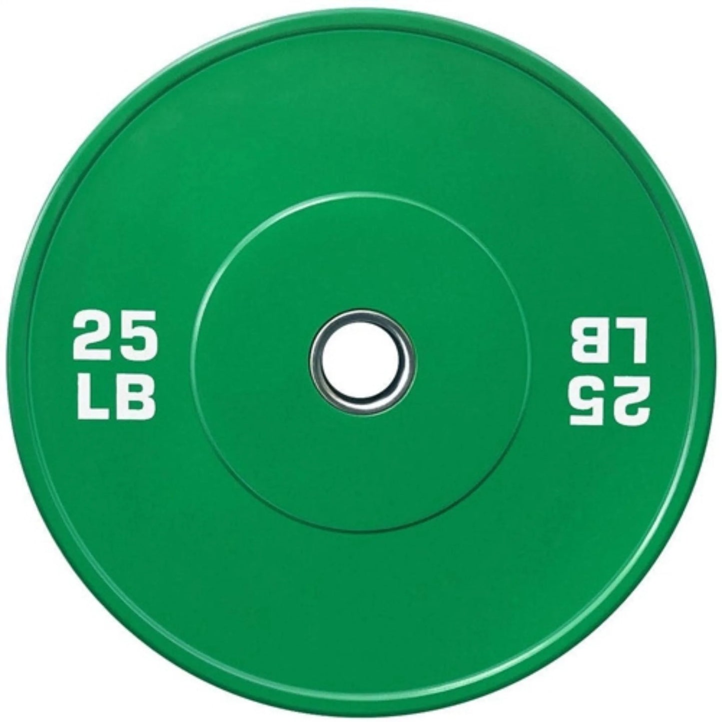 French Fitness Olympic Colored Bumper Plate 25 lbs - Blank (New)