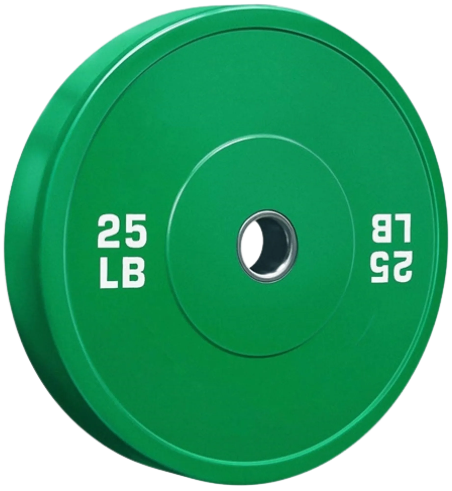 French Fitness Olympic Colored Bumper Plate 25 lbs - Blank (New)