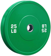 French Fitness Olympic Colored Bumper Plate 25 lbs - Blank (New)