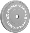 French Fitness Olympic Colored Bumper Plate Set 260 lbs (New)