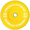 French Fitness Olympic Colored Bumper Plate 35 lbs (New)