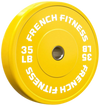 French Fitness Olympic Colored Bumper Plate 35 lbs (New)
