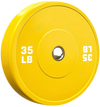 French Fitness Olympic Colored Bumper Plate 35 lbs - Blank (New)