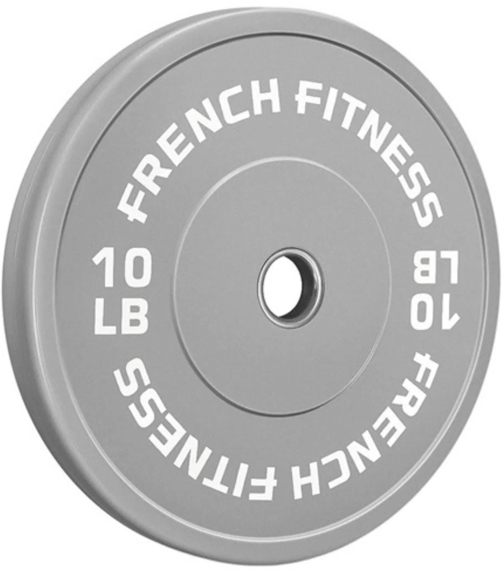 French Fitness Olympic Colored Bumper Plate Set 370 lbs (New)