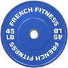 French Fitness Olympic Colored Bumper Plate 45 lbs (New)