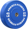 French Fitness Olympic Colored Bumper Plate 45 lbs (New)