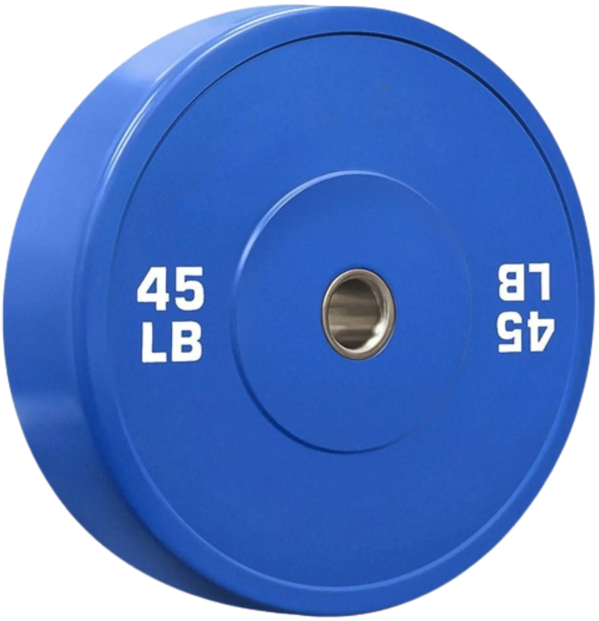 French Fitness Olympic Colored Bumper Plate 45 lbs - Blank (New)