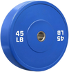 French Fitness Olympic Colored Bumper Plate 45 lbs - Blank (New)