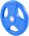French Fitness Colored Rubber Grip Olympic Plate 10 lbs (New)