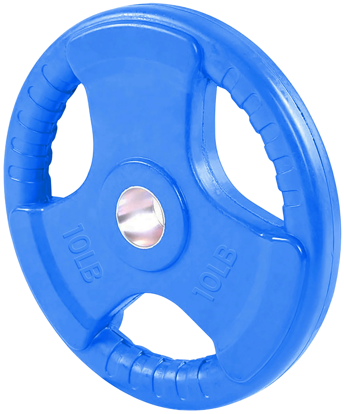 French Fitness Colored Rubber Grip Olympic Plate 10 lbs (New)