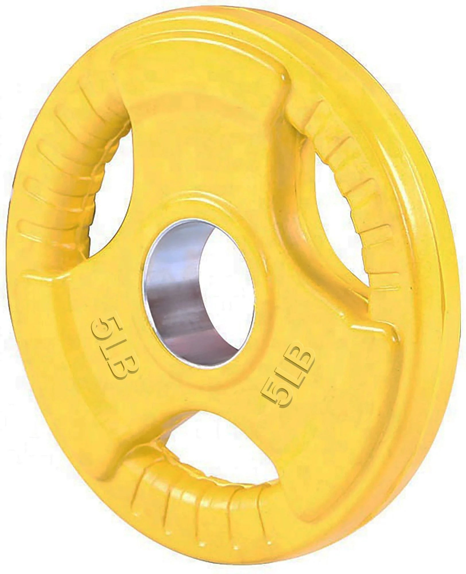 French Fitness Colored Rubber Grip Olympic Plate Set 100 lbs (New)