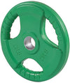 French Fitness Colored Rubber Grip Olympic Plate Set 190 lbs (New) Image 3