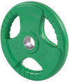 French Fitness Colored Rubber Grip Olympic Plate 25 lbs (New)